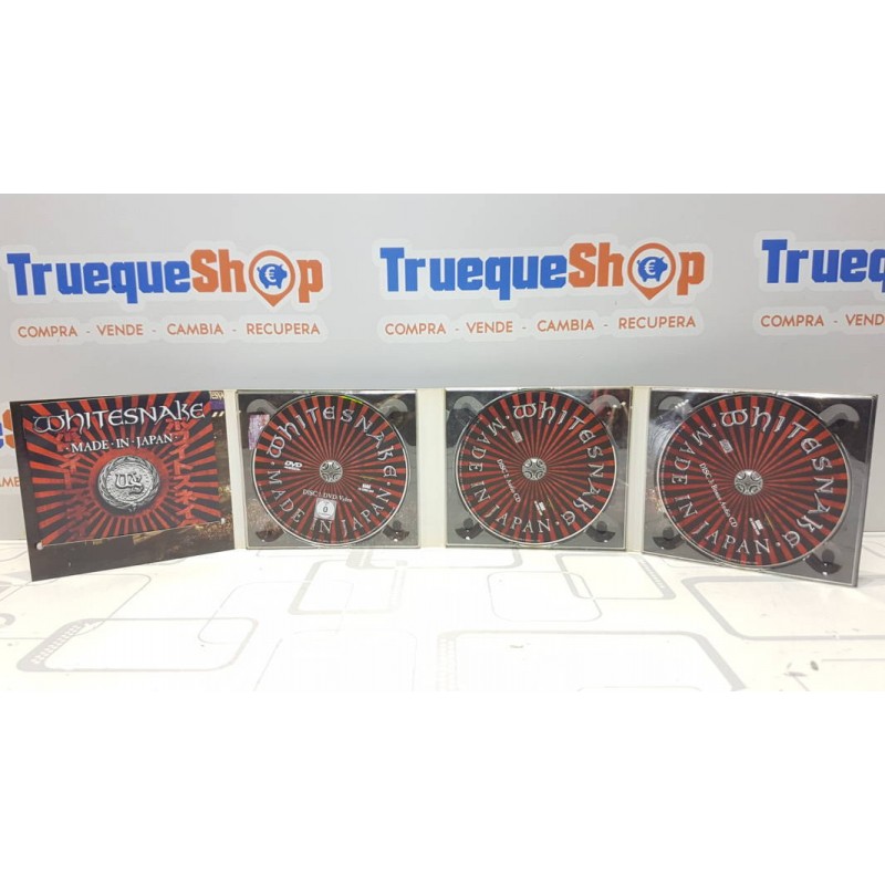 WHITESNAKE made in japan DVD + 2 CD ( SPECIAL EDIT