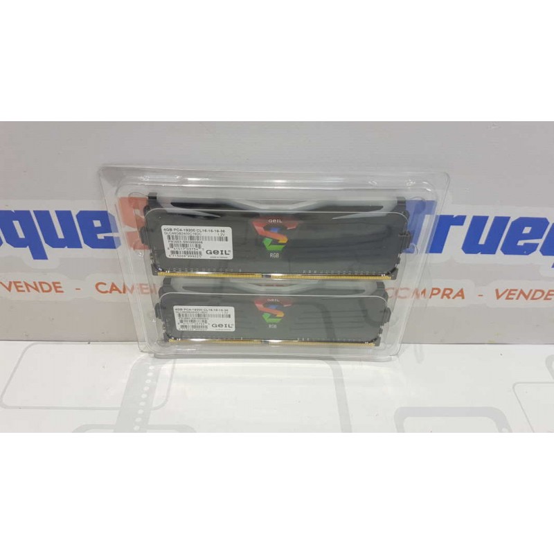 MODULO MEMORIA RAM DDR4 8GB (2X4GB) PC2400 GEIL SUPER LUCE