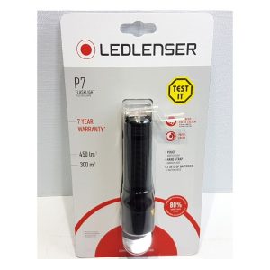 Led Lenser Linterna (Bolígrafo linterna, Negro, Aluminio, Botones, Giratorio, IPX4, 1 lámpara)