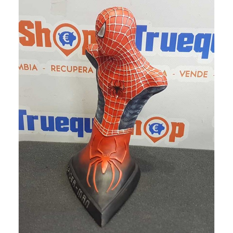 MARVEL : FIGURE SPIDERMAN busto resina 20 cm STATUE SPIDERMAN