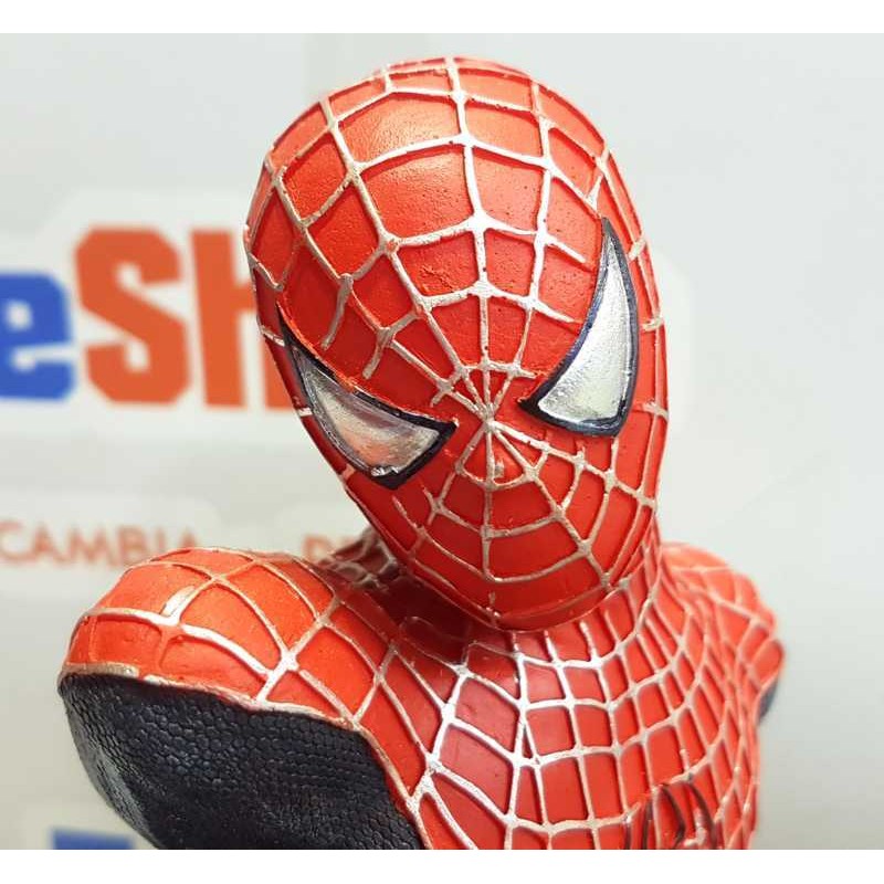 MARVEL : FIGURE SPIDERMAN busto resina 20 cm STATUE SPIDERMAN