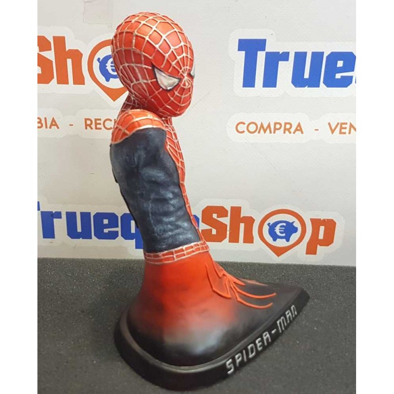 MARVEL : FIGURE SPIDERMAN busto resina 20 cm STATUE SPIDERMAN