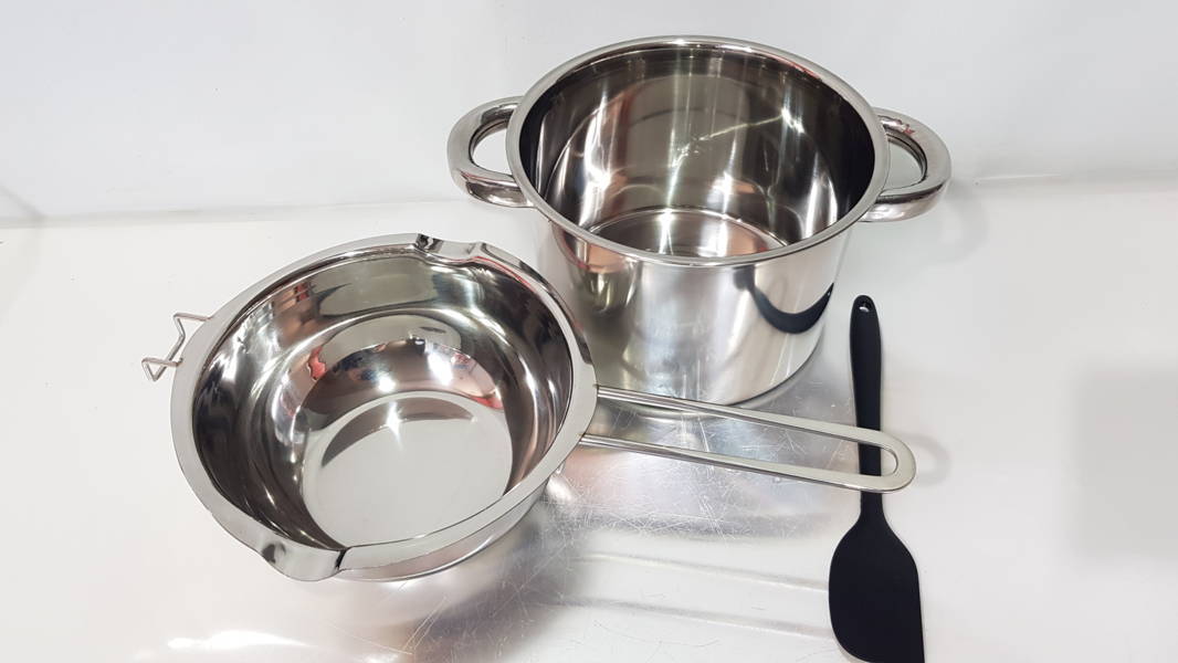Juego de Ollas de Doble Caldera Olla de FusióN de Acero Inoxidable - Imagen 3